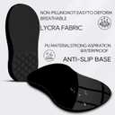 Ergonomic Mouse Pad Wrist Support with Memory Foam&Non-Slip Pu Base Cushion Massage Bump,Mouse Pad with Wrist Rest for Carpal Tunnel Pain Relief,Work from Home Essentials
