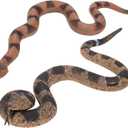 2Pcs Realistic Fake Snakes for Garden, Keep Birds & Squirrels Away, Lifelike Snake Toy, Rattlesnake Prank Prop for Halloween, Outdoor Yard Decorations