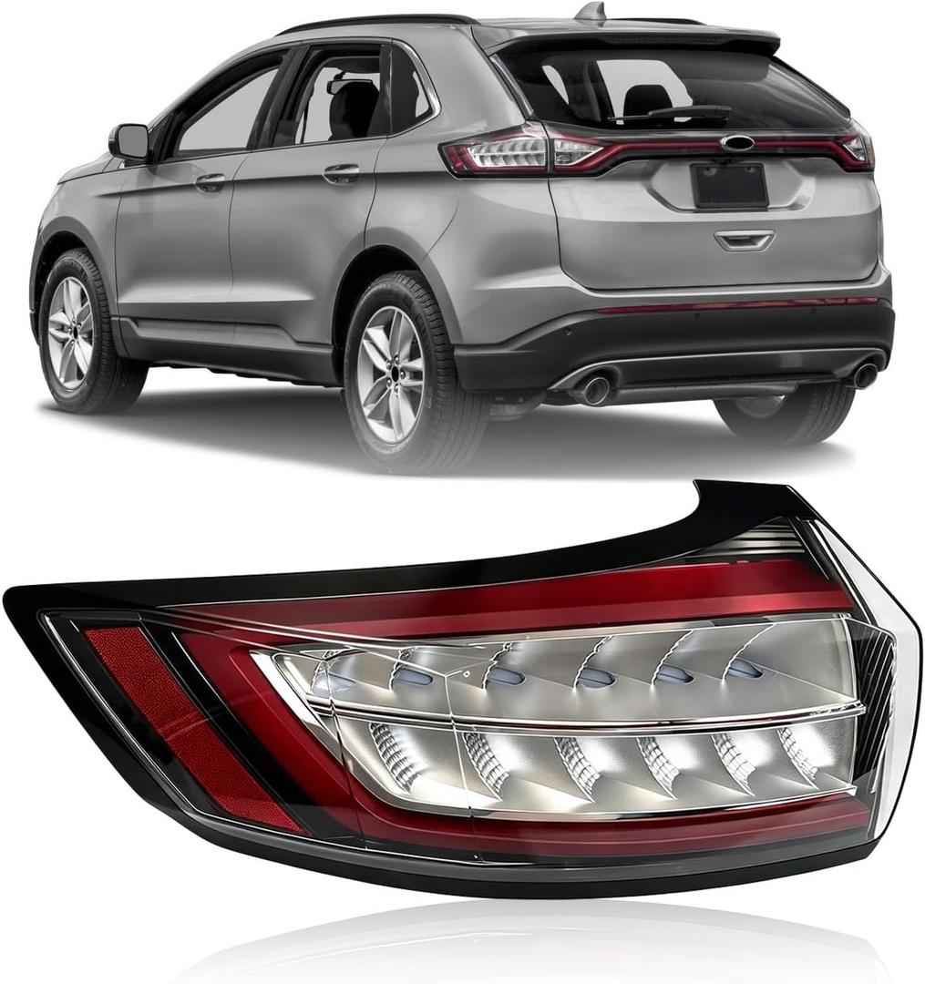 LED Tail Light Assembly for Ford Edge Titanium/Sport 2015 2016 2017 2018