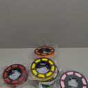 TECBEARS PLA 3D Printer Filament Bundle, 10 KG PLA Filament 1.75mm, Neatly Wound 3D Printing Filament, 1 Kg Per Spool, 10 Pack, Black+White+Grey+Transparent+Red+Blue+Green+Orange+Wood+Gold