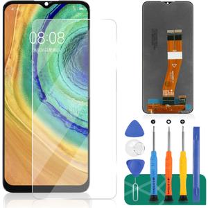for Samsung Galaxy A02s Screen Replacement for Samsung A02s LCD Screen Replacement A025U LCD Display A025A Touch Digitizer with SM-A025V,SM-A025A,SM-A025U Assembly Repair Kits (163MM Bigger Size)
