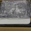 LE TAUCI Deep Casserole Dishes for Oven, 13.7x9.6 Ceramic Baking Dish Set with Roasting Racks, Large Lasagna Pans with Handles, Rectangular Bakeware as Gift for Mom, White (4.6QT/3.0QT/1.6QT), Set of 3