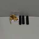 LISAPACK 8ML Atomizer Perfume Spray Bottle for Travel (3 PCS) Empty Cologne Dispenser, Portable Sprayer (Black)