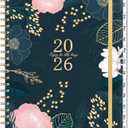 3 x 2026 Planner - Planner 2026, Weekly  Monthly Planner, 9" x 11", Jan. 2026 - Dec. 2026, with Thickened Hardcover, Twin - Wire Binding, 12 Monthly Tabs, 21 Notes Pages, Elastic Closure, Back Pocket