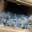 Antique Bronze Curtain Rod for Windows 28-120", Internal Splicing 1 Inch Diameter Disc, Adjustable Room Darkening Curtain with Aluminum Finials and Brackets, Wrap Around Design