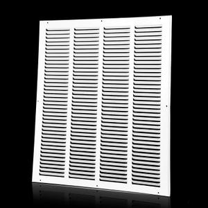 20x20 Return Air Grille(Duct Opening Size),Air Return Vent Cover,Flat Vent Cover,Rejillas De Aire Acondicionado para Casa,Return Air Grilles,Outer Dimensions:21.75"Wx21.75"H(20"Wx20"H, Duct Opening)
