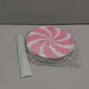 Shellwei 12 Pcs 9.9 Inch Large Pastel Christmas Candy Ornaments Peppermint Lollipop Christmas Tree Picks Pastel Xmas Tree Decorations for Xmas Topper Holiday Party Decor