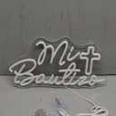 Planzo Mi Bautizo Led Neon Sign Light Cross Baby Shower Wall Sign Decor Bedroom Kids Room Sign USB Childrens Birthday Party Backdrop Banner Gifts 15"x8"