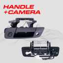 Master Tailgaters Black Tailgate Handle with Backup Camera Replacement for Dodge Ram (2009-2018) | IP68 Waterproof | Parking Grid Lines | Easy to Install