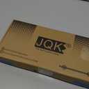 JQK Bathroom Glass Shelf Black, Tempered Glass Shower Storage 12 by 5 inches, 304 Stainless Steel Matte Black Wall Mount, TGS121L12-PB