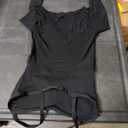 Women's Workout Long Sleeve Yoga Shirts Mesh Gym Athletic Tops with Sports Bra (Medium, Black)