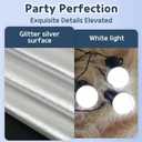 Marquee Letters Silver Birthday Decorations: Large 4 Feet Tall Light Up Letters for Party Decor Merry Me Baby Shower Big Foam Cardboard Letter Y (Sliver)