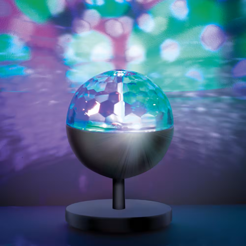Merkury Innovations PartyGlo Beat Portable Sound Reactive Projector