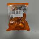 JZK 4 x 1 Inch Small Swivel casters Wheels with Brakes and Screws, 100KG Weight Capacity Rubber Castor Wheels with Locks, Dolly Wheels for Kitchen cart, Small Furniture, Hardwood Floors