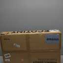 Steel Base Rolling TV Stand for 32-75 inch TVs up to 110 lbs, Leveling & Tilt & Swivel Mobile TV Stand with Hidden Wire Management, Height Adjustable Portable Tv Stand with Steel Shelf, Black