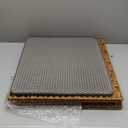 Cat Litter Box Enclosure Furniture, Hidden Litter Box with Fence, Handwoven Rattan Cat House with Two S-Shaped Hooks for Living Room, Bedroom, 18.5 x 20.5 x 19.1 Inches (Natural)