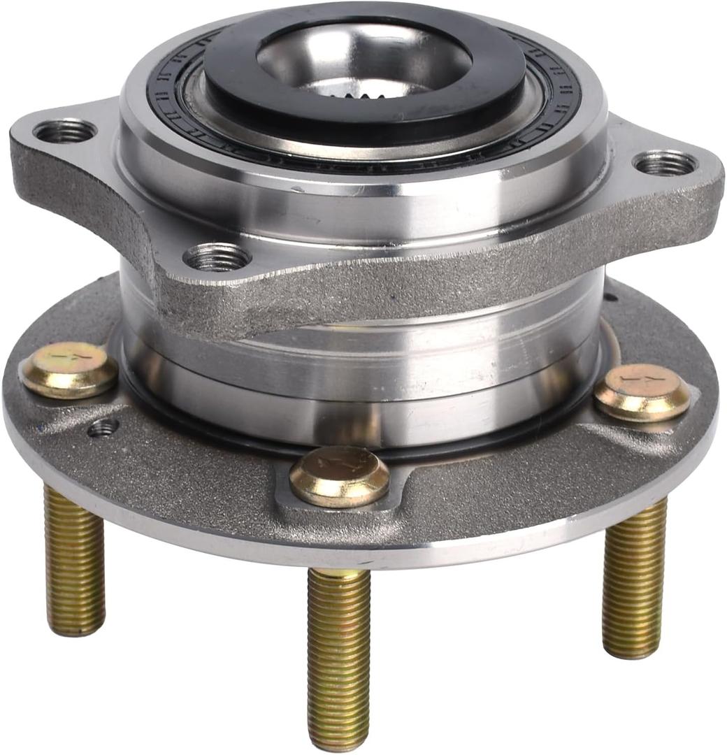 Autoround 513266 Front/Rear Wheel Hub And Bearing Assembly Fit for Kia Sorento 11-15 / Rondo 14-17, Hyundai Santa Fe 07-20 / Veracruz 07-12, 5 Lugs Non-ABS