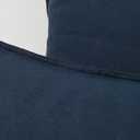 CHUFFED Linen Pillowcases 2 Pack 100% Linen Standard Pillow Cases, Breathable and Cooling Washed Pillowshams with Zipper Closure, 20x26 Inches, Navy Blue
