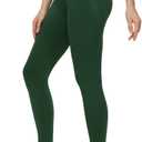 NANJI Seamless Leggings for Women - Scrunch Butt Lifting No Front Seam Mid Waist Squat Proof Active Workout Gym Yoga Pants (Green)