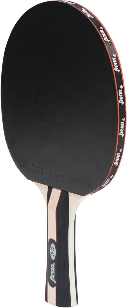 Penn 3.0 Competition Ping Pong Paddles - Choose Single Table Tennis Paddle, or Deluxe 2 or 4 Player Kit with Balls and Storage Case (One Size)