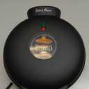 Baker's Friend Electric Quesadilla Maker with Extra Stuffing Design, 9.5 Inch with Easy Slice 6 Wedge, Non Stick Surface, Non-Slip Feet, Grilled Cheese Maker Machine, Graphite Black