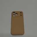 LOVE 3000 Designed for iPhone 17 Pro Max Case, Premium Silicone [Compatible with Magsafe][Soft Anti-Scratch Microfiber Lining] Shockproof Protective Phone Case for Men Women 6.9", Light Brown