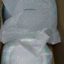 BESTSTAR 200PCS Green and Clear Plastic Plates, Green Disposable Plate Set with 100 Dinner Plates and 100 Dessert Plate for Party, St. Patrick's Day