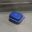 Canboc Carrying Case for SiSuSy/YISENCE/Yiffecal/SPUNALP/EUXOR Waterproof Digital Camera, 4K Underwater Camera Bag, Mesh Pocket fits USB Cable, Batteries, Blue (Case Only), Blue