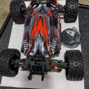 Jetwood 1/16 Fast Brushless RC Cars for Adults, Max 42 mph High Speed Remote Control Car for Boys, Electric RTR Race RC Truck, Oil-Filled Shocks RC Buggy, Offroad All Terrian JC16EP with 2 Lipo (Mars Red)