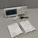 FNIRSI 1014D Oscilloscope 2 in 1 Digital Oscilloscope DDS Signal Generator, 100X High Voltage Probe, 2 Channels 100Mhz Bandwidth 1GSa/s Sampling Rate Built-in 1GB Storage Space