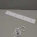 Franklin Brass Casual Curve Wall Mounted Pure White 16 in. Coat Rack, 4 Hooks, B46717K-PWW-C
