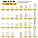 1000PCS Grade 8 Bolt Assortment Kit, Heavy Duty Bolts and Nuts Kit