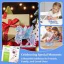 Lxmsja Tabletop Unicorn Diamond Art Kits for Adults, DIY Special Shaped Unicorn Figure Diamond Painting Desk Placement Ornament Kits for Beginners, 5D Stand Up Gem Art Craft 8x8 inch