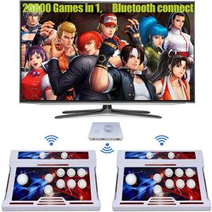 Pandora Box Console 29800 Arcade Games in 1,Retro Game Machine for TV PC Projector, Supports Up to 4 Players, Full HD Output, Search, Save, Hide, Favorites List (29800 Games Bluetooth)