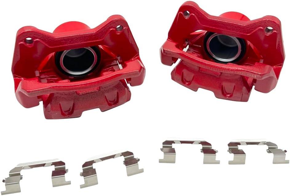 1A-NBY S6460 Front Red Disc Brake Caliper with Bracket for 2011 2012 2013 2014 Hyundai Sonata Hybrid LX, LX, Hybrid EX, EX 2.4L19B6460 19B6461 S01-016R