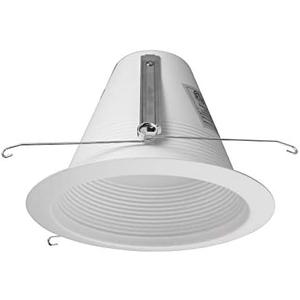 NICOR Lighting 6 inch White Wet Location Rated Cone Baffle Trim, Fits 6 inch Housings (17550AWL)