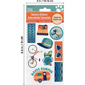 3 Sheet Fruille Sensory Stickers Autocollants Sensoricls