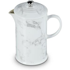 Le Creuset Stoneware 34 oz. French Press, Marble Collection
