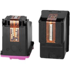 OEM Ink Cartridge 60XL Compatible for (for) H-P 60 XL hp60 F2480 F2420 F4480 F4580 F4280 D2660 D2530 D2560 Photo-SMA-RT C4680 Printer(Color:1Black 1Color)