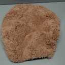 Luxury Soft Microfiber Toilet Lid Cover Machine Washable Solid Toilet Seat Cover 17.5" x 15" Adjustable Rubber Backing Fits Most 16-17.5" L x 14-16" W Round Oblong and Elongated Toilet Seat