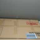 LOAAO 24X32 Gold Bathroom Mirror, Rounded Rectangle Gold Frame Mirror, Brushed Gold Bathroom Vanity Mirror Wall-Mounted, Anti-Rust, Hangs Horizontally or Vertically