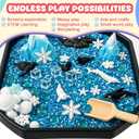 Gemscream 28 Inch Medium Sensory Tray Tuff Tray for Kids Play Set Table Indoor and Outdoor Activities for Classroom Sensory for Sand Water Block Pasta Novelty Gifts No Stand Included
