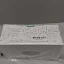 Modern Farmhouse Decorative Tissue Box Holder - Distressed White, Rustic Metal Design for Bathroom (Rectangle)