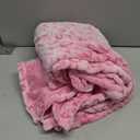 Pink Leopard Print Throw Blanket for Women, Soft Warm Plush Fleece Cheetah Blanket for Couch Bed, Cozy Decorative Pink Blanket, Valentine’s Day Birthday Gifts for Women Mother Girls