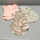 Toby II - The Perfect Tee, 3 Pack Short Sleeve Pet T-Shirt 100% Organic Cotton Tees Clothes for Small, Medium, Large Dogs, Pink Camo, Small (10-25 lbs)