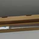 Akfado Canvas Frame for 30x40 Coastal Beachy Paintings, 1.5" Deep DIY Metal Floater Frames for Abstract Wall Art Prints, Ocean Wall Decor for Bedroom Hallway Entryway, No Glass & Back (Dark Brown) (Walnut Wood-Grain)