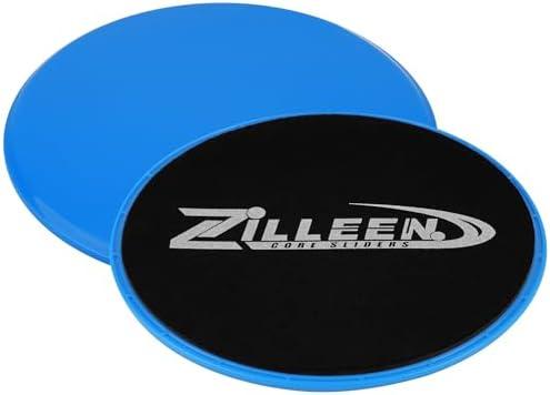 ZILLEEN Exercise Sliders for Working Out Fitness Discs for Pilates Women Men, 2 Pack