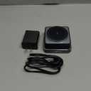 2025 UpgradedWireless Charger 3 in 1, Foldable Wireless Charging Station with Night Light for Apple MagSafe Charger, Travel Magnetic Charger Stand, Nightstand Fast 15W Charging Station (20W Adapter) (black)