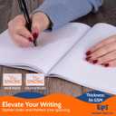 12 Pack - EPI Marble Hardcover Wide Ruled Composition Notebook | 200 Pages (100 Sheets), 9.75 x 7.5 in, Sturdy Sewn Binding | School, Office, Journaling, Notes