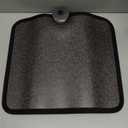 Heated Floor Mat Under Desk for Foot Warmer - Wider 110V Adjustable Temperature Electric Space Heaters Heating Pad - Carbon Crystal & Energy Saving Feet Warmers for Office,Home (Black Gray)